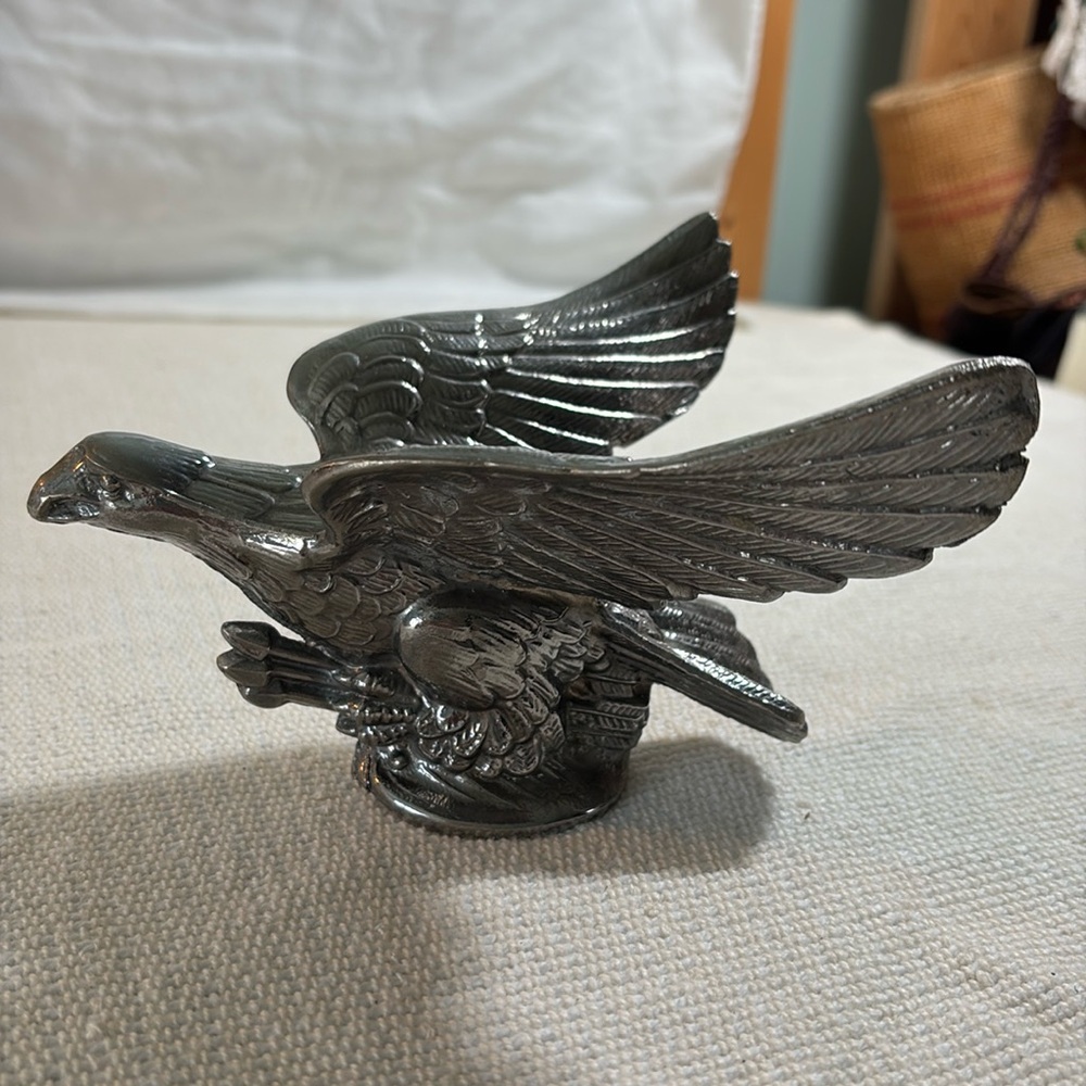 Vintage Chrome Eagle Hood Ornament